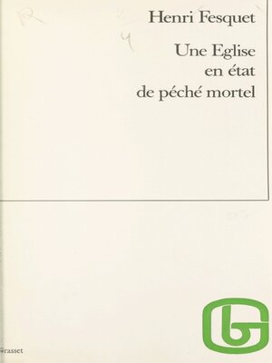 cover image of Une Église en état de péché mortel